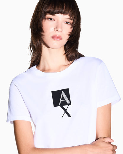regular fit t-shirt in cotton jersey
