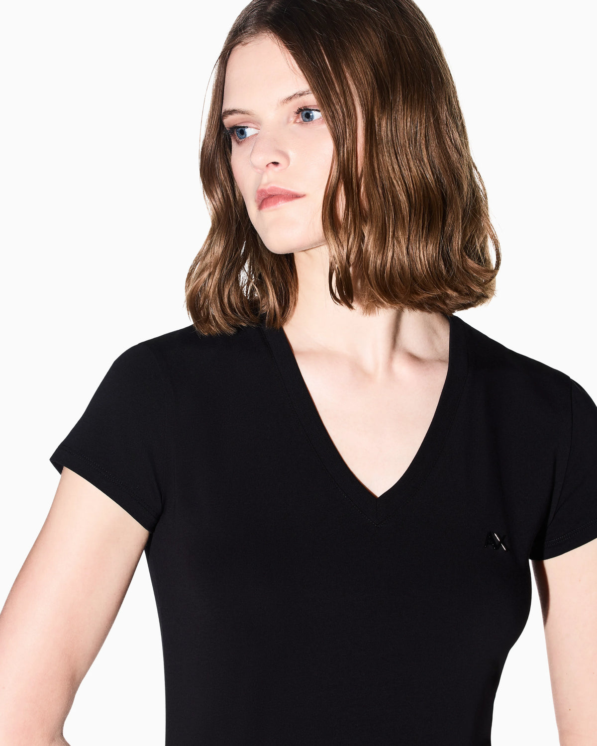 slim fit t-shirt in stretch cotton jersey