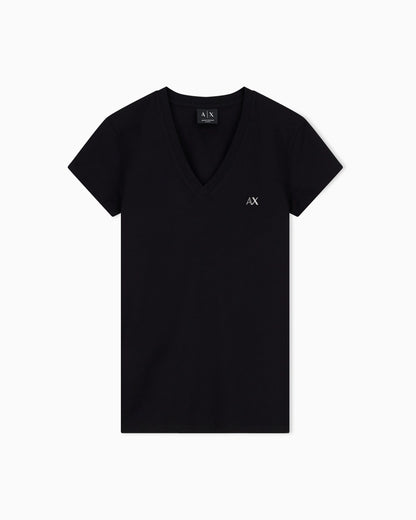 slim fit t-shirt in stretch cotton jersey