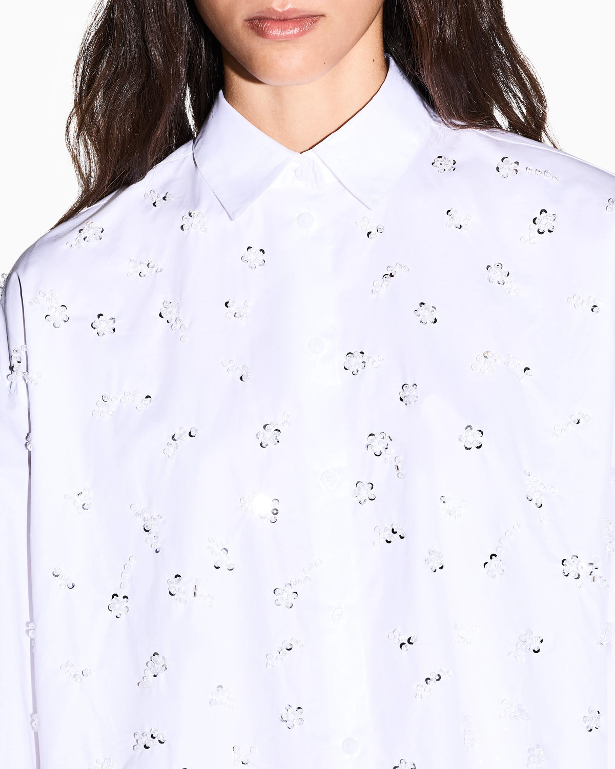 regular fit shirt in organic cotton poplin