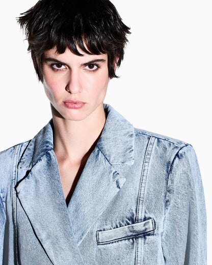 regular fit Blazer in 12.4oz rigid cotton denim