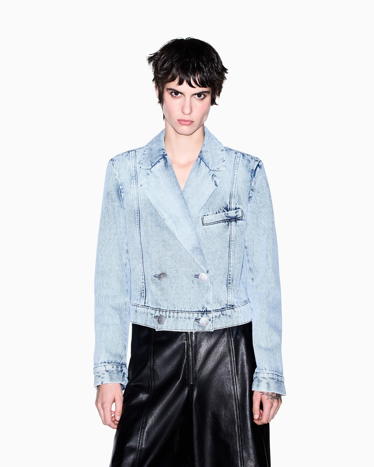 regular fit Blazer in 12.4oz rigid cotton denim