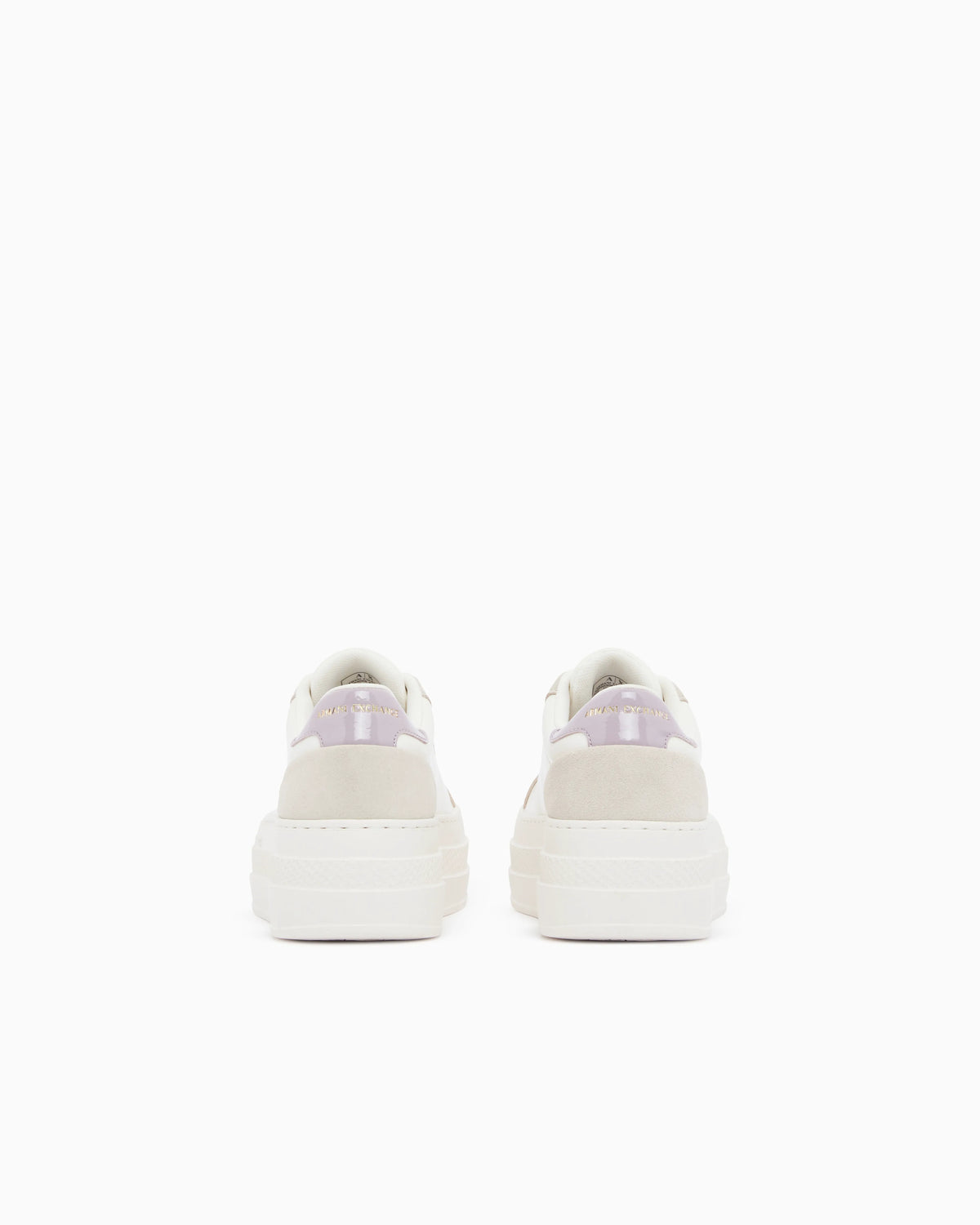 low cut Sneakers with coated and split leather upper