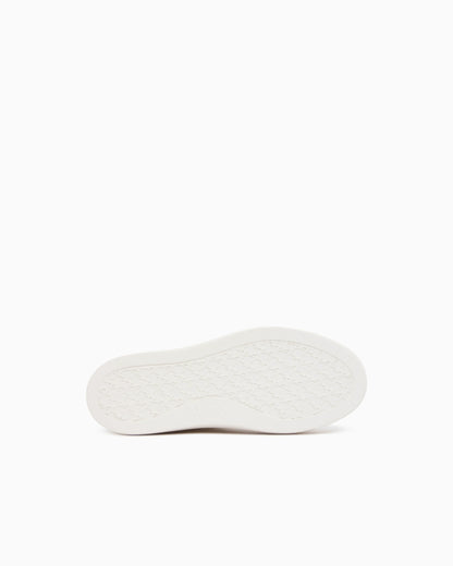 low top Sneakers with all-over debossed logo
