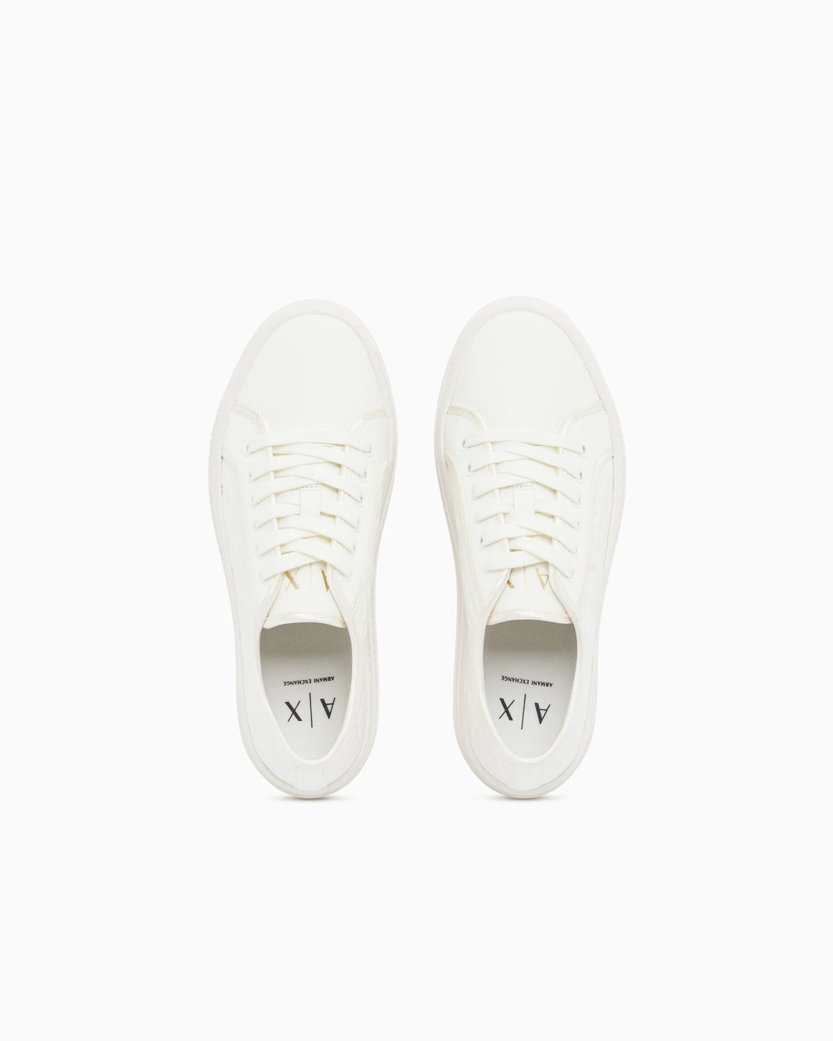 low top Sneakers with all-over debossed logo