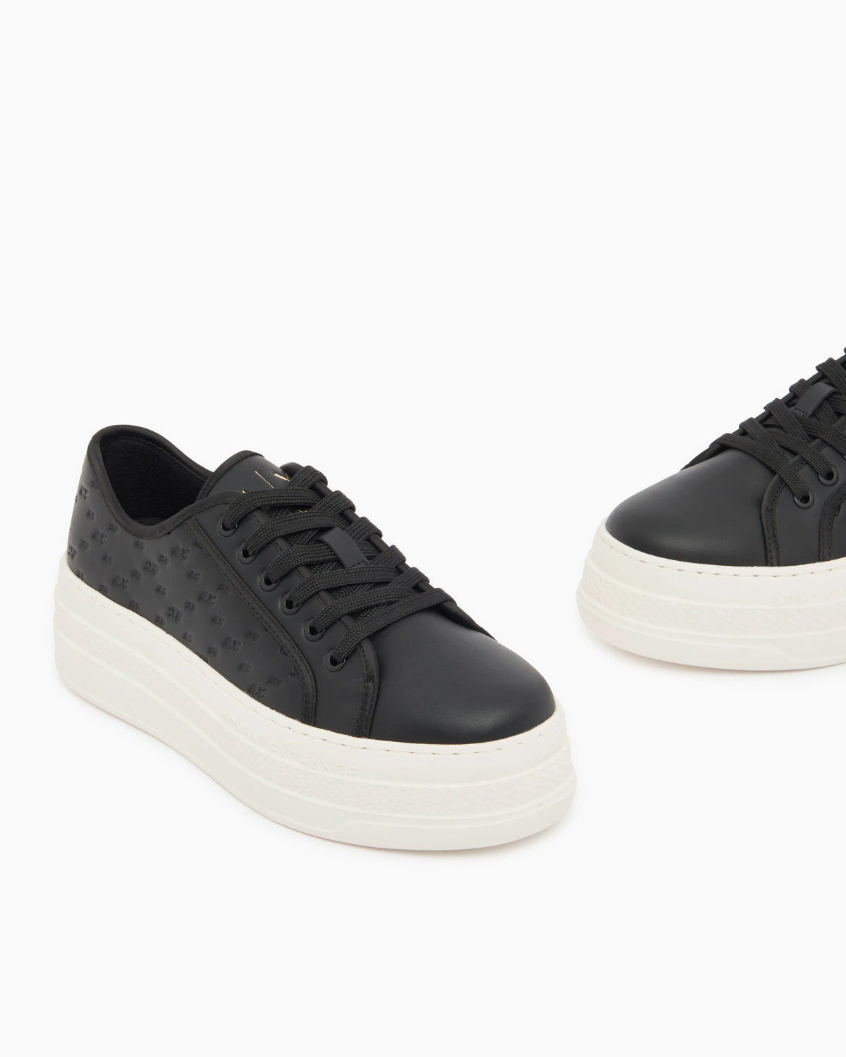low top Sneakers with all-over debossed logo