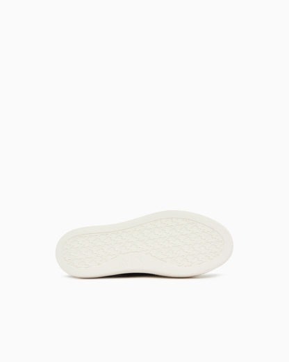 low top Sneakers with all-over debossed logo