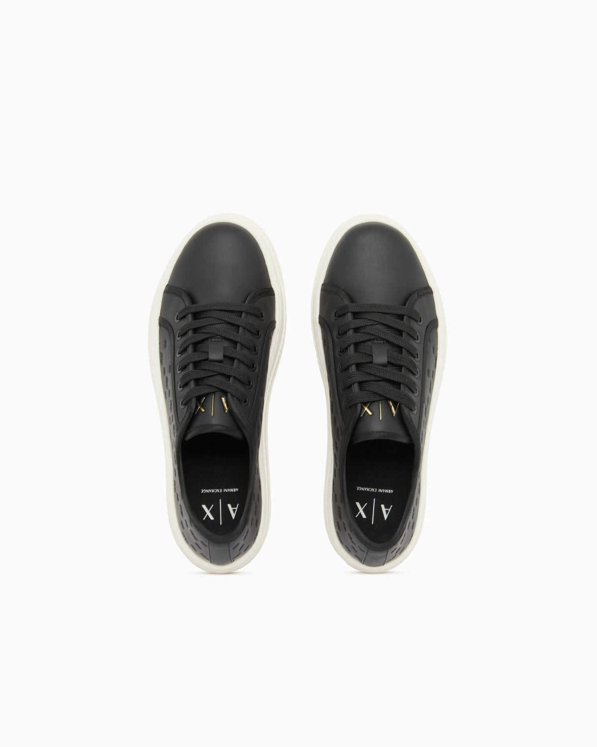 low top Sneakers with all-over debossed logo