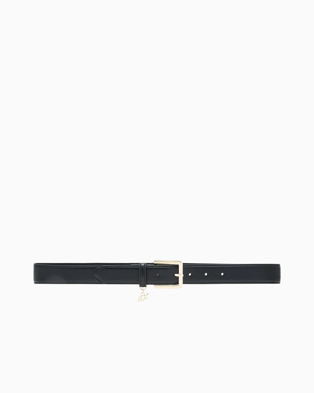 Tongue belt regular fit in coated fabric