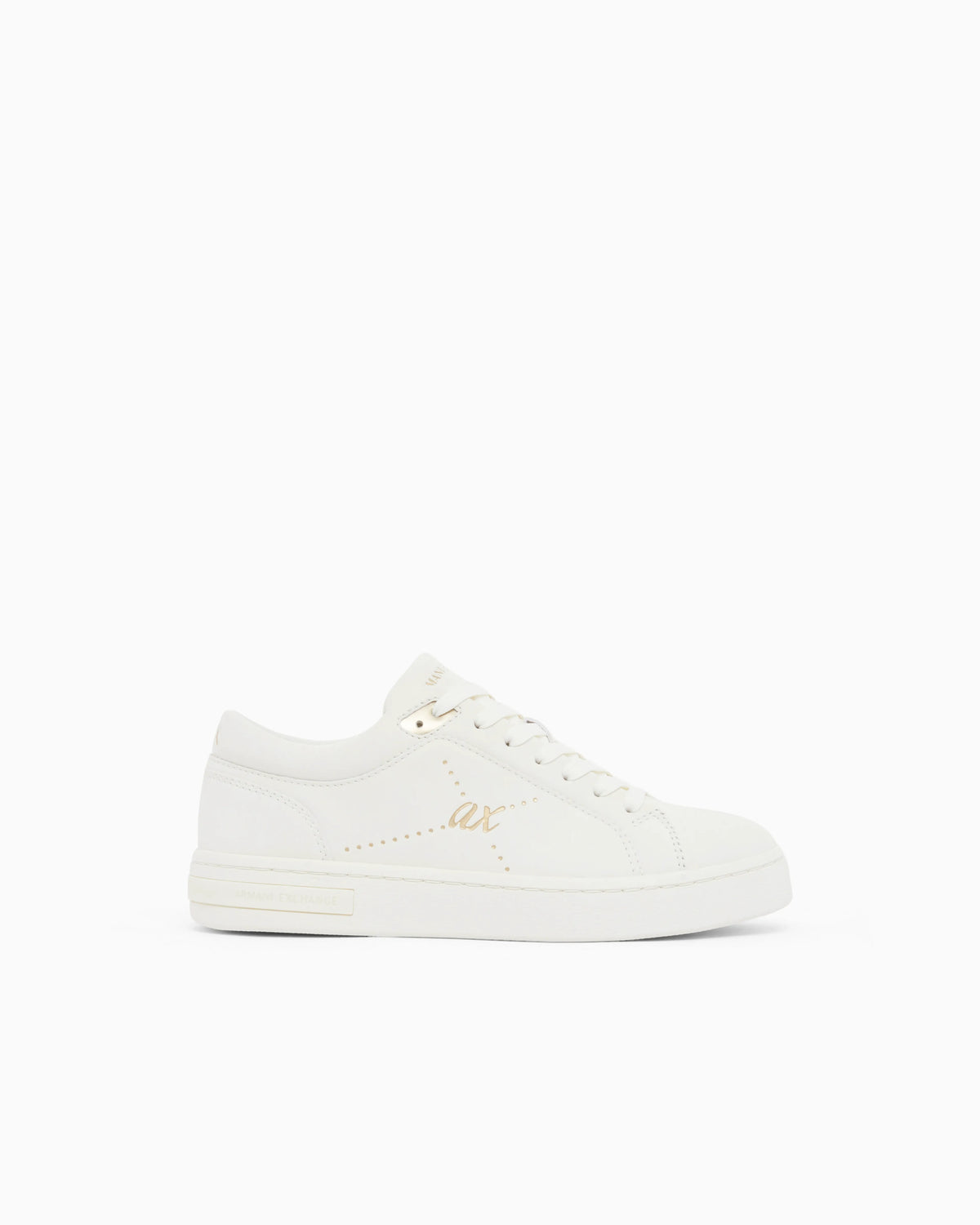 Sneakers in cotton twill with webbing