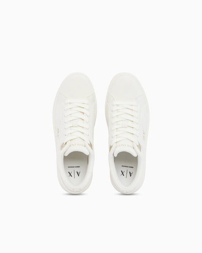 Sneakers in cotton twill with webbing