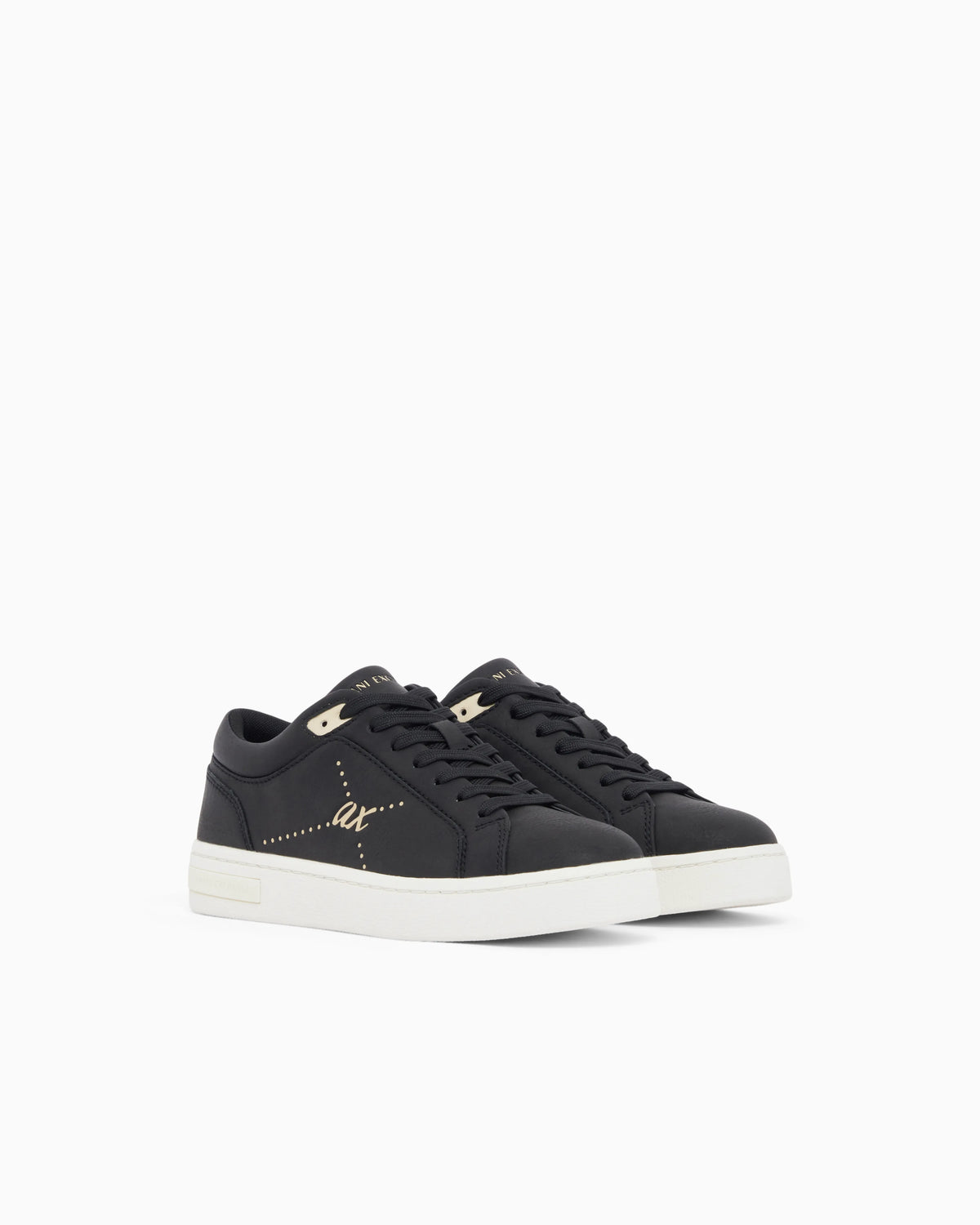 Sneakers in cotton twill with webbing