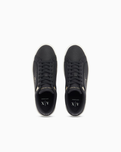 Sneakers in cotton twill with webbing
