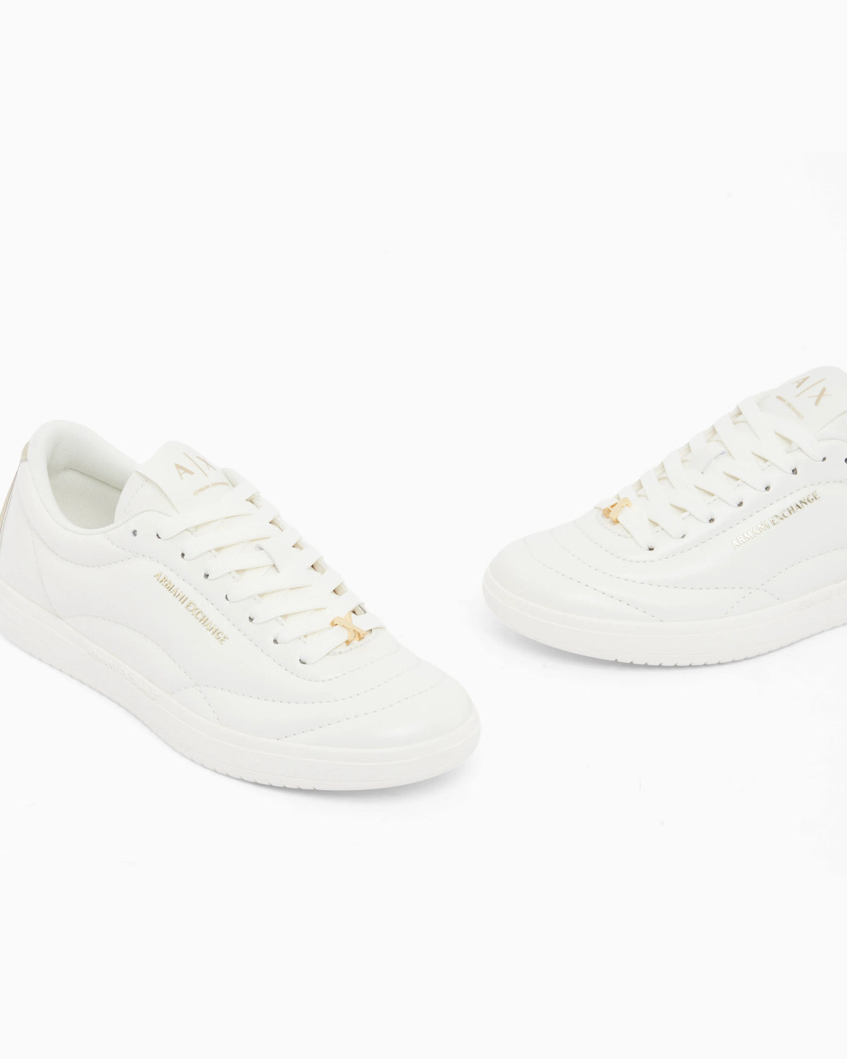 sneakers with coated upper and rubber sole