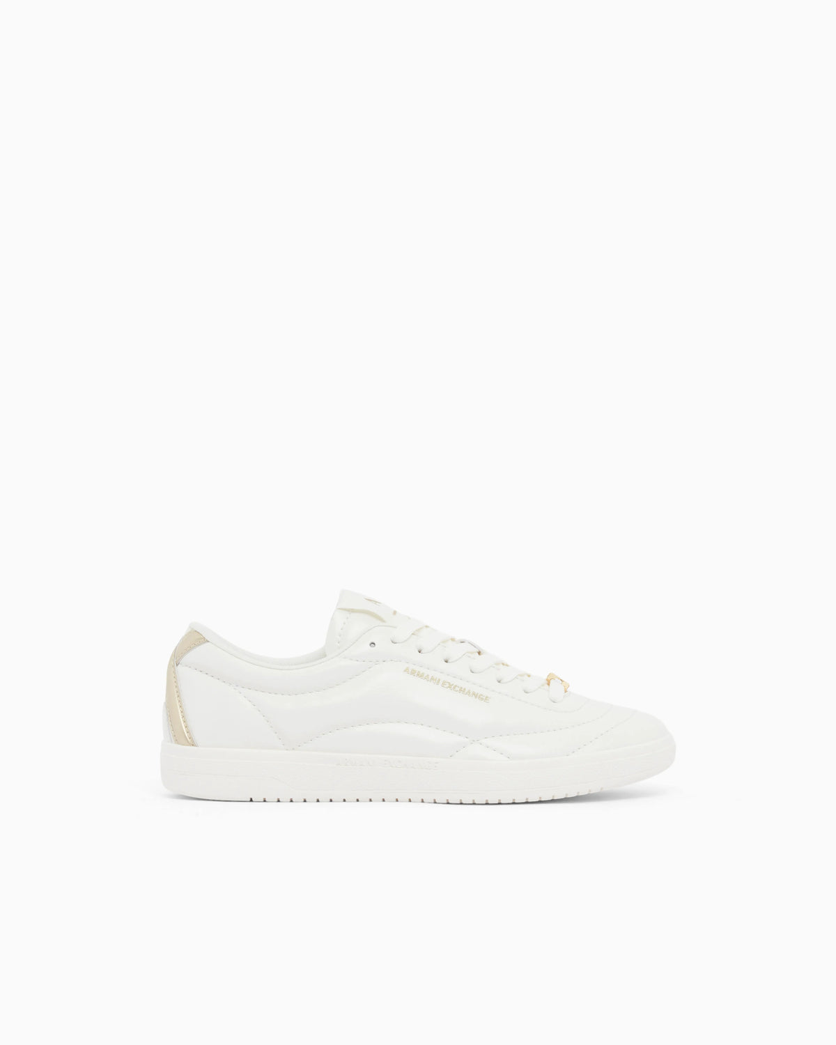 sneakers with coated upper and rubber sole