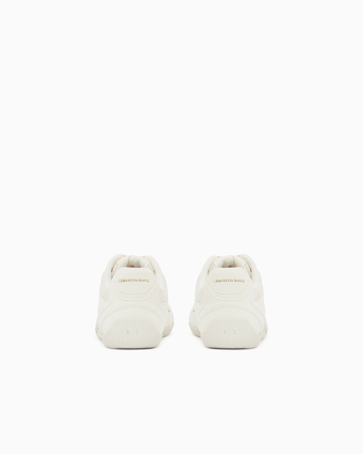 Sneakers in microsuede and mesh