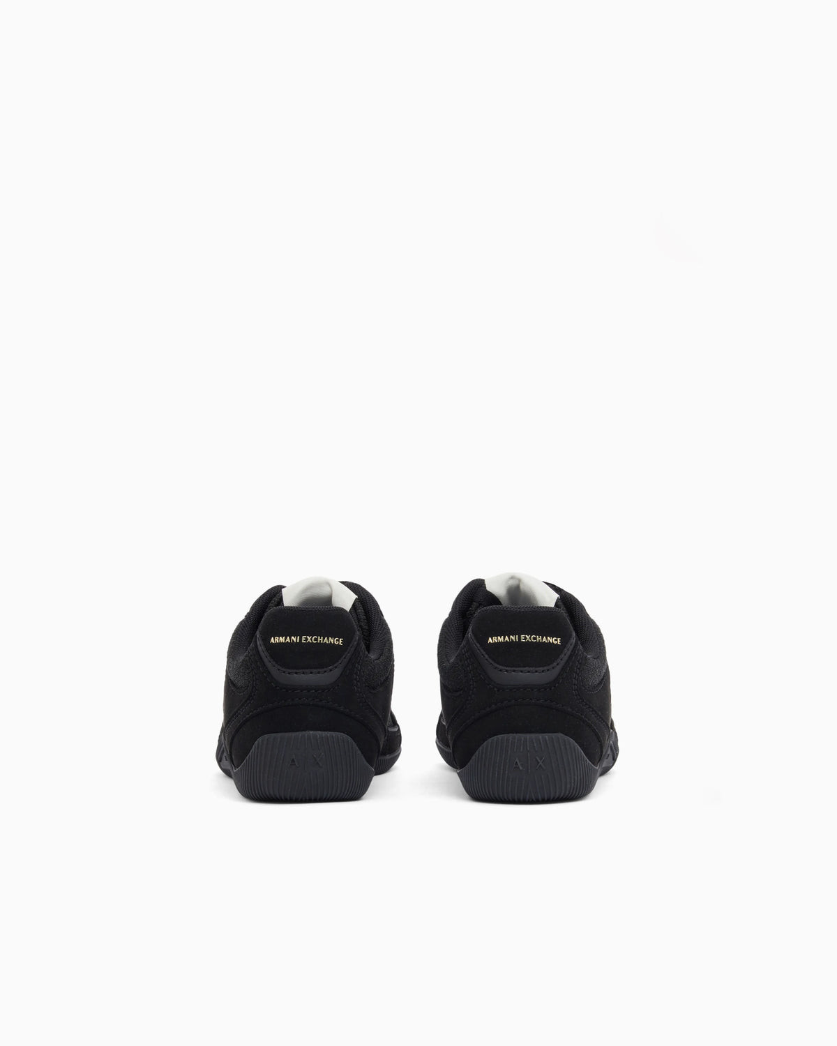 Sneakers in microsuede and mesh