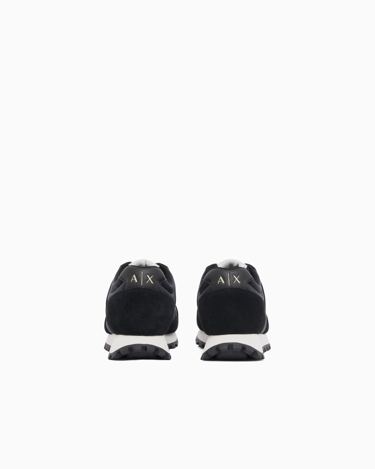 Sneakers with all-over print and suede inserts