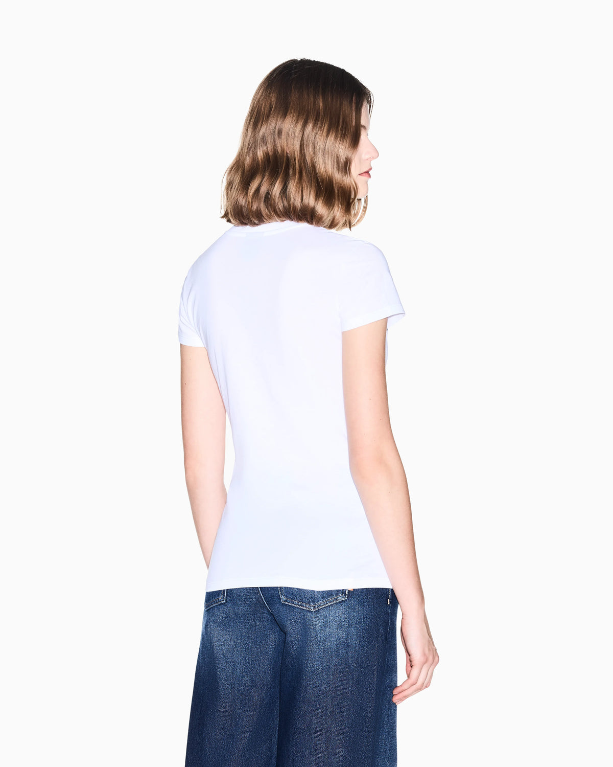 slim fit t-shirt in cotton jersey