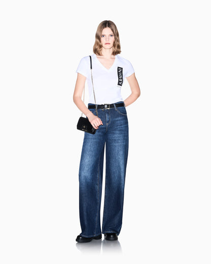 slim fit t-shirt in cotton jersey