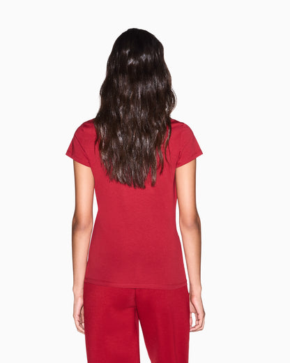 slim fit t-shirt in cotton jersey