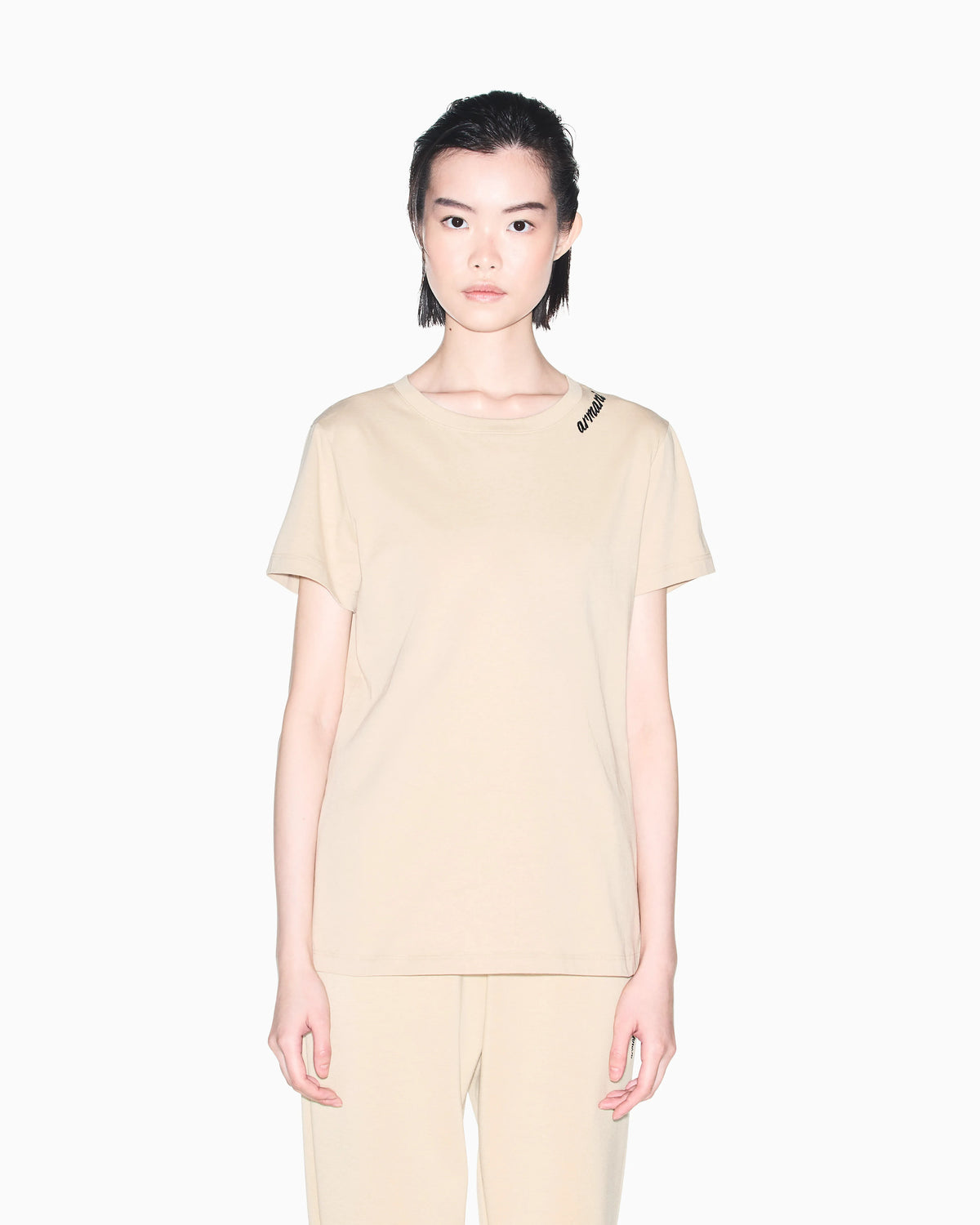 regular t-shirt in cotton jersey