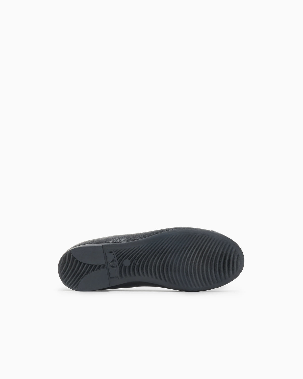 Nappa-leather ballerinas with patent leather toe