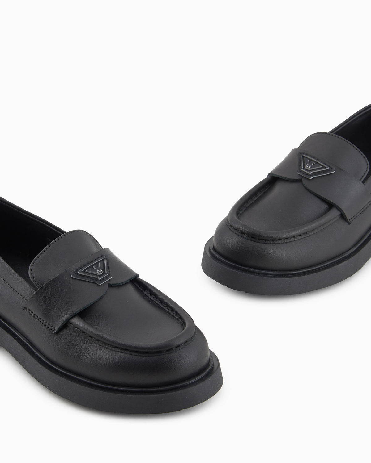 Leather loafers