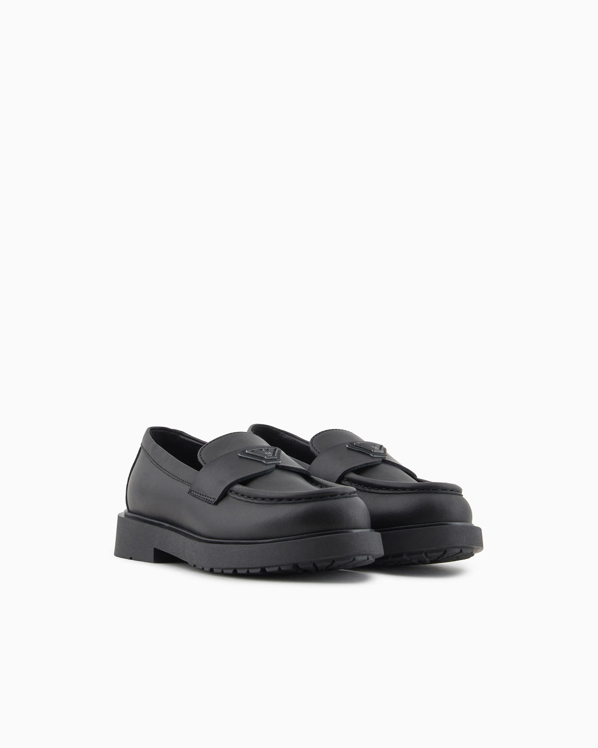Leather loafers