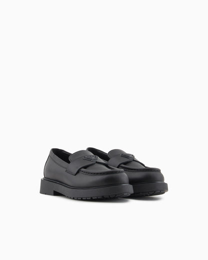 Leather loafers
