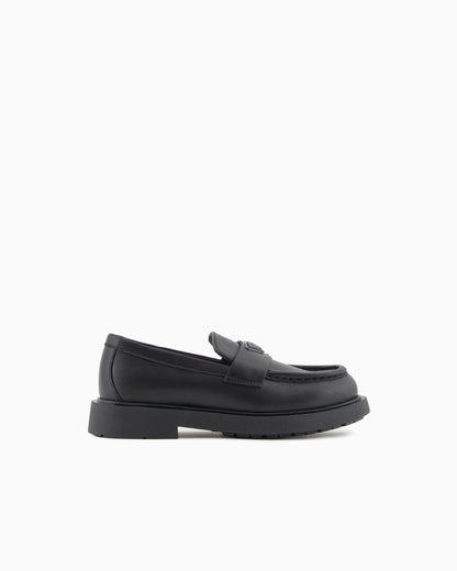 Leather loafers