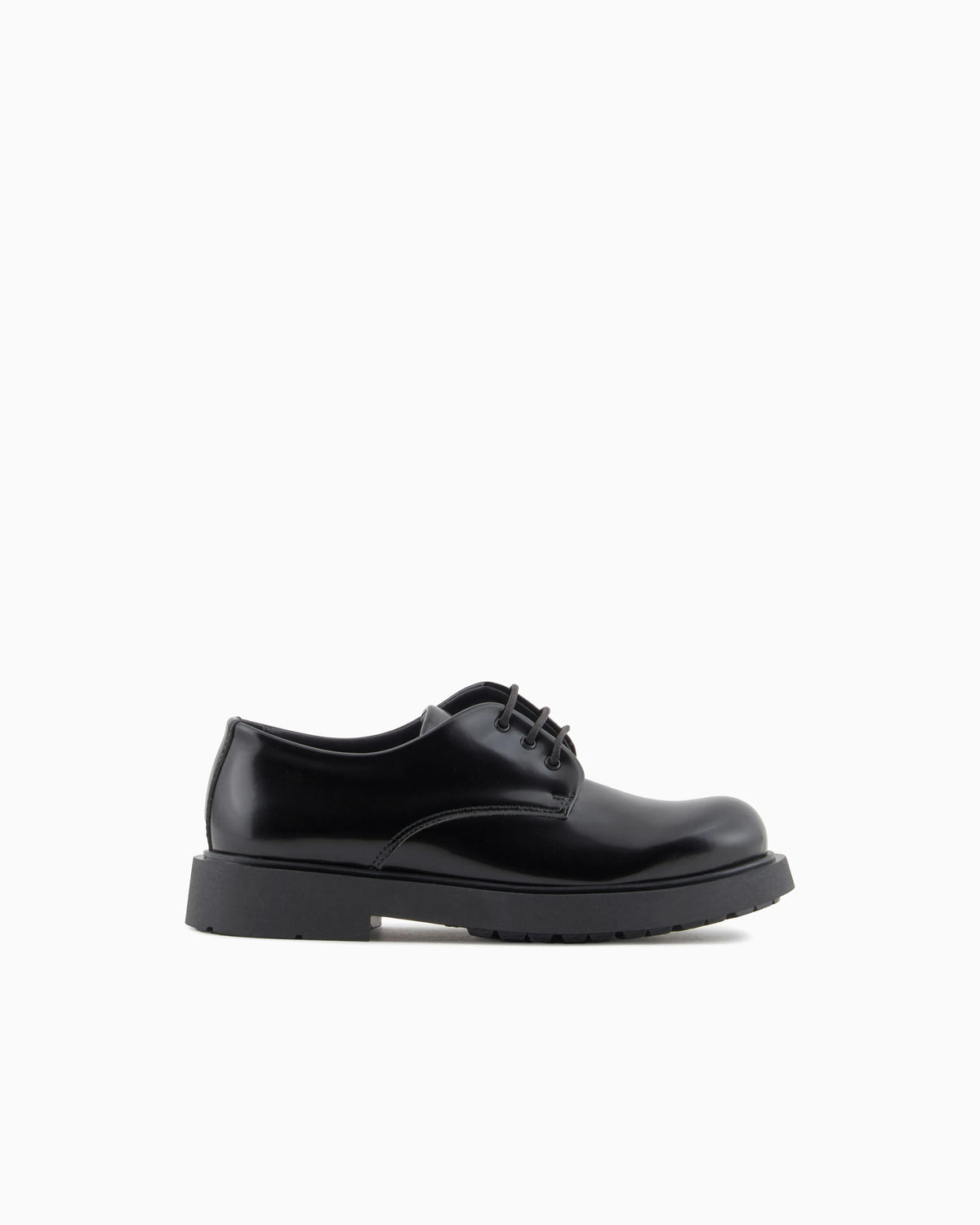 Abraded fabric lace-ups