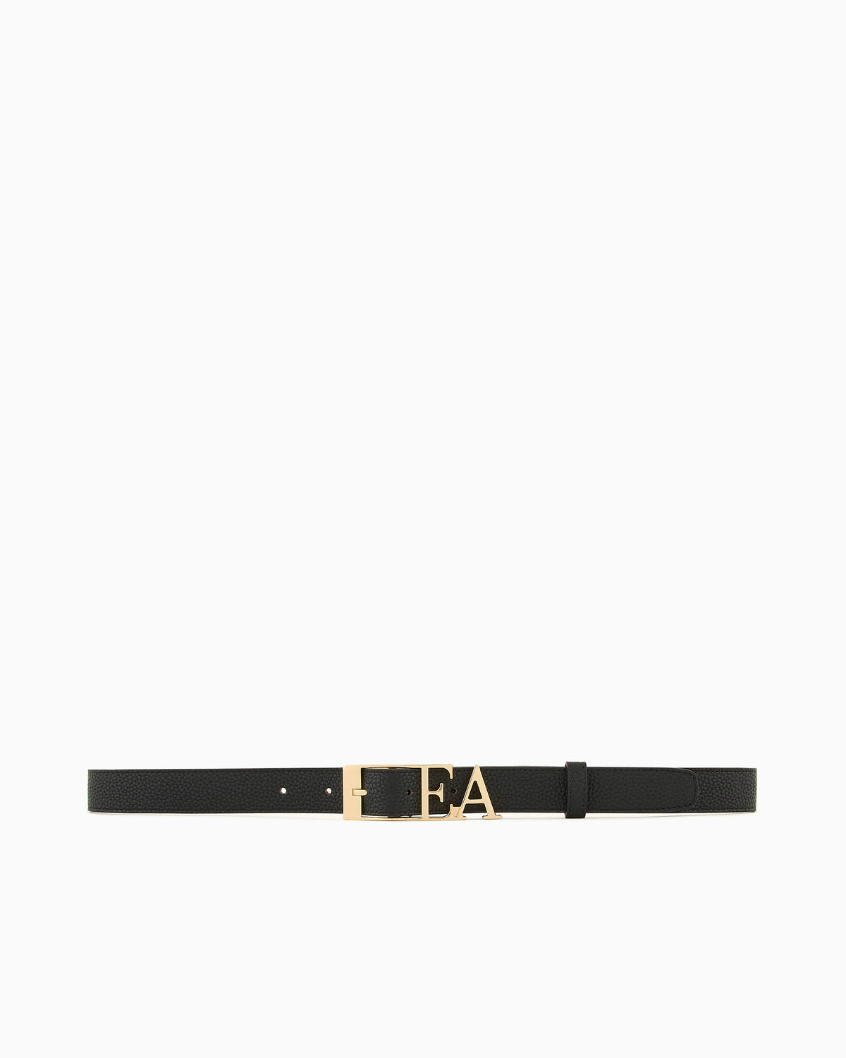 Deer-print belt with shaped EA buckle